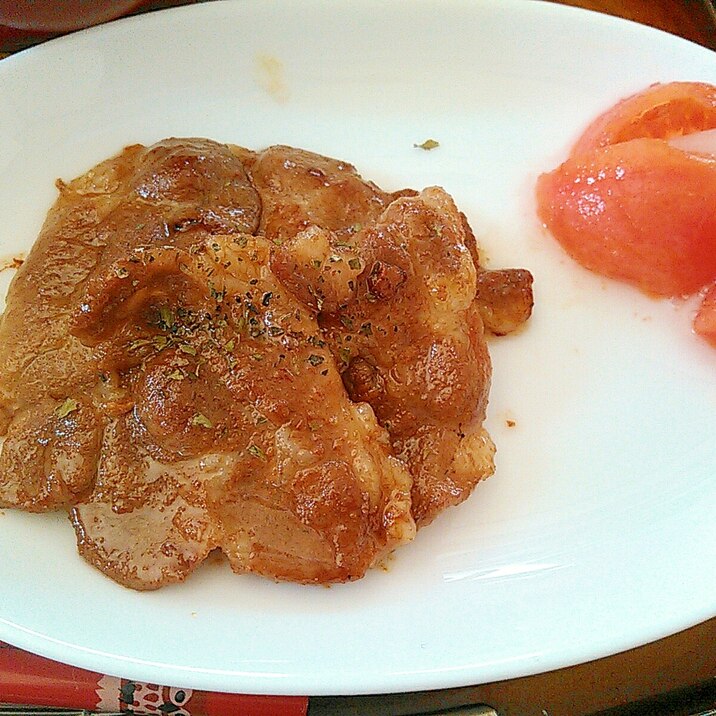 豚肉の金時生姜醤油焼き